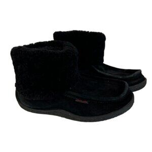Softmoc Black Ankle Bootie Mocassins Womens Size 10